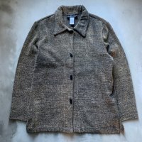 【M】SAG HARBOR シャツジャケット■ビンテージ オールド レトロ アメリカ古着 レディース 80s/90s 絨毯 カーペット