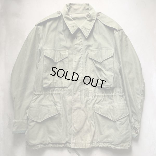 画像1: 【S/M】ダメージ有り M-51 フィールドジャケット オリーブ■ビンテージ オールド レトロ アメリカ古着 米軍実物 50s-60s