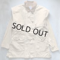 【M/L】USA製 BRASSADA ブラウンダック地 ジャケット ダスターコート■ビンテージ オールド レトロ アメリカ古着 ウエスタン カウボーイ