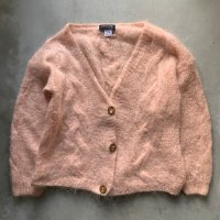 【Ladies】イタリア製 Country Shop モヘアカーディガン ウールニット ピンク■ビンテージ オールド 古着 80s/90s レディース セーター 