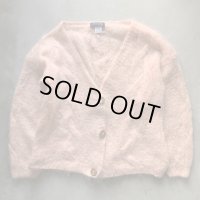 【Ladies】イタリア製 Country Shop モヘアカーディガン ウールニット ピンク■ビンテージ オールド 古着 80s/90s レディース セーター 