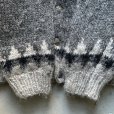 画像8: 【S/M】Hand made by Kathy ノルディックセーター カーディガン グレー 柄■ビンテージ オールド アメリカ古着 フォークロア ニット