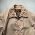 画像2: 【S/M】ボロ 50s-60s BUTWIN ジップアップ スポーツジャケット ベージュ■ビンテージ オールド レトロ アメリカ古着 バトウィン コットン