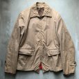 画像1: 【S/M】ボロ 50s-60s BUTWIN ジップアップ スポーツジャケット ベージュ■ビンテージ オールド レトロ アメリカ古着 バトウィン コットン (1)