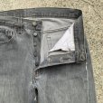 画像3: 【W30】80s-90s USA製 Levi's 501 ブラックデニムパンツ 黒 グレー■ビンテージ オールド アメリカ古着 リーバイス 先染め オリジナル