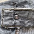 画像7: 【W30】80s-90s USA製 Levi's 501 ブラックデニムパンツ 黒 グレー■ビンテージ オールド アメリカ古着 リーバイス 先染め オリジナル