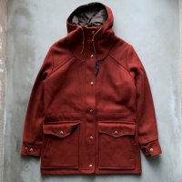 【Ladies】Shanahan フード付き ウールジャケット 赤茶■ビンテージ レトロ アメリカ古着 70s/80s レディース マウンテンパーカー 