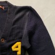 画像5: 【XS/S or Ladies】30s-40s O'shea ウール レタードカーディガン ネイビー 濃紺■ビンテージ アメリカ古着 レディース ニット セーター