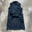 画像9: 【M or Ladies】70s USA製 Pendleton 袖カットオフ ショールカラーウールガウン ベスト■ビンテージ アメリカ古着 ペンドルトン レディース