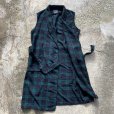 画像7: 【M or Ladies】70s USA製 Pendleton 袖カットオフ ショールカラーウールガウン ベスト■ビンテージ アメリカ古着 ペンドルトン レディース