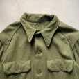 画像3: 【L/XL】50s-60s 米軍実物 ウールシャツ オリーブグリーン■ビンテージ オールド レトロ アメリカ古着 ボックス ミリタリー US ARMY