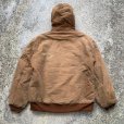 画像9: 【M/L】ボロ USA製 Carhartt アクティブパーカー ジャケット ブラウンダック■ビンテージ オールド レトロ アメリカ古着 カーハート 