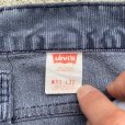 画像5: 【W33 L32】90s USA製 Levi's 519 リーバイス コーデュロイパンツ 青グレー■ビンテージ オールド アメリカ古着 スリム ストレート