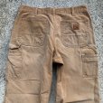 画像7: 【W33】carhartt ダック地 ペインターパンツ ブラウン 茶色■アメリカ古着 カーハート ワークパンツ