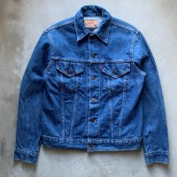 【S/M 38】USA製 70s-80s Levi's 70505 デニムジャケット 青■ビンテージ オールド アメリカ古着 ジージャン リーバイス トラッカー 4th