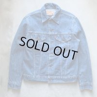 【S/M 38】USA製 70s-80s Levi's 70505 デニムジャケット 青■ビンテージ オールド アメリカ古着 ジージャン リーバイス トラッカー 4th