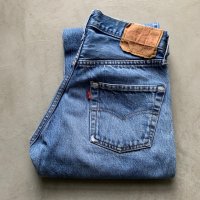 【W29(W28相当)】80s USA製 Levi's 501 赤耳 デニムパンツ■ビンテージ オールド アメリカ古着 リーバイス ジーパン オリジナル