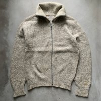 【XS or Ladies】80s LL BEAN ドライバーズニット ウールセーター グレー■ビンテージ オールド アメリカ古着 エルエルビーン レディース