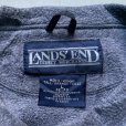 画像4: 【L/XL】90s USA製 LANDS'END クルーネック フリース グレー■ビンテージ オールド アメリカ古着 ランズエンド スウェットタイプ