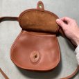 画像7: 【21cm×21cm】USA製 COACH オールドコーチ レザーバッグ 茶■ビンテージ ショルダーバッグ レディース アメリカ古着