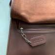 画像7: 【27cm×32cm】COACH オールドコーチ レザーバッグ ブラウン 焦げ茶■ビンテージ ショルダーバッグ レディース カバン