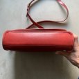 画像4: 【20cm×29cm】COACH オールドコーチ レザーバッグ レッド 赤■ビンテージ ショルダーバッグ レディース カバン