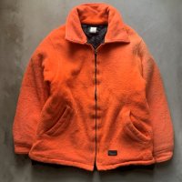 【S/M】CODET ジップアップ ウールジャケット オレンジ■ビンテージ オールド アメリカ古着 カナダ ハンティング