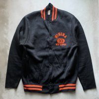 【M/L】60s Champion トラックジャケット ジャージ ブラック 黒■ビンテージ アメリカ古着 スタジャン チャンピオン プロダクツタグ