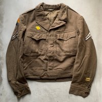 【38R S相当】50s 米軍実物 ウール アイクジャケット■ビンテージ オールド アメリカ古着 US ARMY ミリタリー パッチ付き 制服 No.3