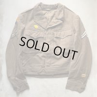 【38R S相当】50s 米軍実物 ウール アイクジャケット■ビンテージ オールド アメリカ古着 US ARMY ミリタリー パッチ付き 制服 No.3