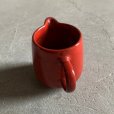 画像3: 【6.2cm】Melitta セラミック クリーマー 赤■ビンテージ アンティーク レトロ 雑貨 お皿 GERMANY ドイツ