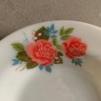 画像3: 【21.5cm】イングランド製 JAJ PYREX ミルクガラス プレート 薔薇■ビンテージ アンティーク 雑貨 お皿 パイレックス No.5