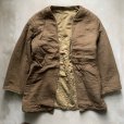 画像10: 【M/L】チェコ軍 HBT コットン キルティングライナー ジャケット■ビンテージ カーディガン 古着 M-60 ユーロミリタリー ヘリンボーン NO.1