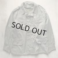 【L/XL】ポーランド フィールドジャケット 迷彩■ビンテージ オールド ヨーロッパ古着 ユーロミリタリー デジカモ