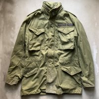 【S】70s-80s M-65 フィールドジャケット オリーブ■ビンテージ オールド アメリカ古着 米軍実物 ARMY ミリタリー ブラスジップ