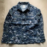 【S-Regular】米軍実物 NWU ジャケット デジカモ ネイビー■ビンテージ オールド アメリカ古着 ミリタリー USN US NAVY No.2