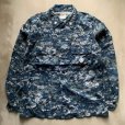 画像1: 【M-Regular】米軍実物 NWU ジャケット デジカモ ネイビー■ビンテージ オールド アメリカ古着 ミリタリー USN US NAVY No.3 (1)