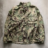 【M-X SHORT】米軍 NWU TYPE3 AOR2 ジャケット デジカモ 迷彩■アメリカ古着 ミリタリー 海軍 USN コンバット サバゲー リップストップ 11