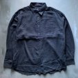 画像1: 【XL】DOCKERS(Levi's) 長袖シャツ 黒 ピンチェック■ビンテージ オールド アメリカ古着 Y2K ドッカーズ リーバイス コットン (1)