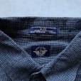 画像4: 【XL】DOCKERS(Levi's) 長袖シャツ 黒 ピンチェック■ビンテージ オールド アメリカ古着 Y2K ドッカーズ リーバイス コットン