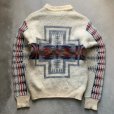 画像8: 【Ladies】70s USA製 Pendleton ネイティブ柄 ウールセーター 生成り色■ビンテージ オールド アメリカ古着 レディース ペンドルトン