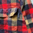 画像3: 【L/XL】Woolrich ヘビーネルシャツ 赤チェック■ビンテージ オールド アメリカ古着 2000s Y2K ウールリッチ ビッグサイズ No.2