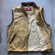 画像6: 【L/XL】Wrangler HERO 裏ボア コットン ジップアップベスト ベージュ■ビンテージ オールド アメリカ古着 90s ラングラー コーデュロイ