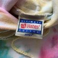 画像3: 【L/XL】HANES タイダイ ハイコットン スウェットパーカー 白■ビンテージ オールド アメリカ古着 2000s ヘインズ アート アブストラクト