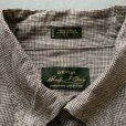 画像4: 【L/XL】ORVIS マチ付き 長袖リネンシャツ 茶系■ビンテージ オールド アメリカ古着 90s オービス 刺繍入り 千鳥格子 片ポケ