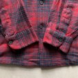 画像6: 【S/M】70s USA製 PENDLETON オープンカラー 長袖ウールシャツ バーガン■ビンテージ アメリカ古着 ペンドルトン ボックス ボートシャツ