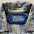 画像4: 【S】70s USA製 PENDLETON オープンカラー 長袖ウールシャツ グレー■ビンテージ アメリカ古着 ペンドルトン ボックス ボートシャツ