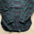 画像6: 【S】70s USA製 PENDLETON 長袖ウールシャツ 緑紺 ブラックウォッチ■ビンテージ オールド レトロ アメリカ古着 ペンドルトン