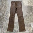 画像7: 【W31】i.Foster&son ブーツカット レザーパンツ 茶色■ビンテージ オールド レトロ アメリカ古着 70s/80s ウエスタン