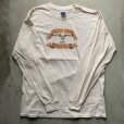 画像4: 【L】2000s GILDAN 長袖 プリントTシャツ ロンT 生成り色 白■ビンテージ オールド アメリカ古着 コットン ギルダン 指名手配 ガーター